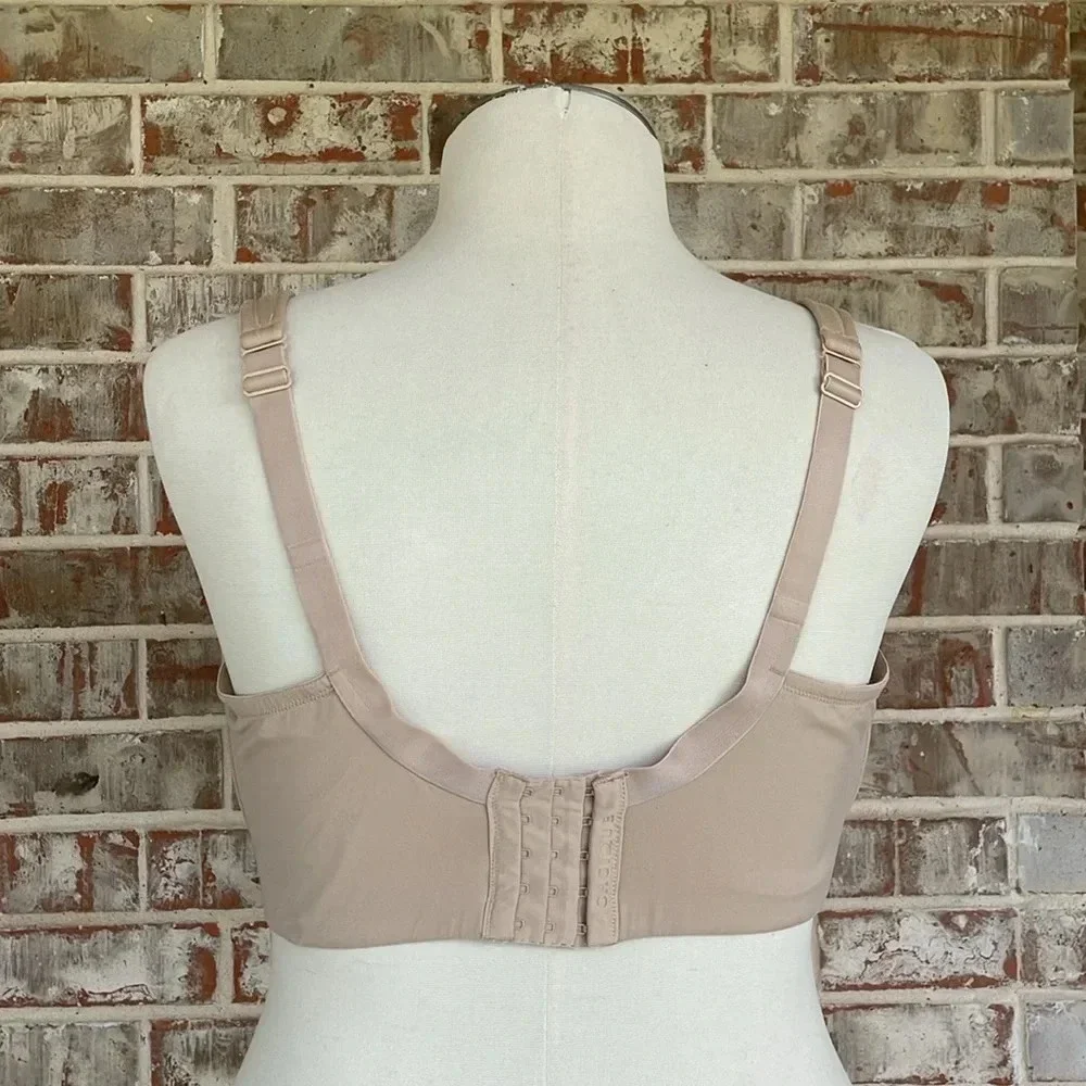 Cacique Tan Lightly Lined Full Coverage Plus Size Underwire Bra - Picture 6 of 11